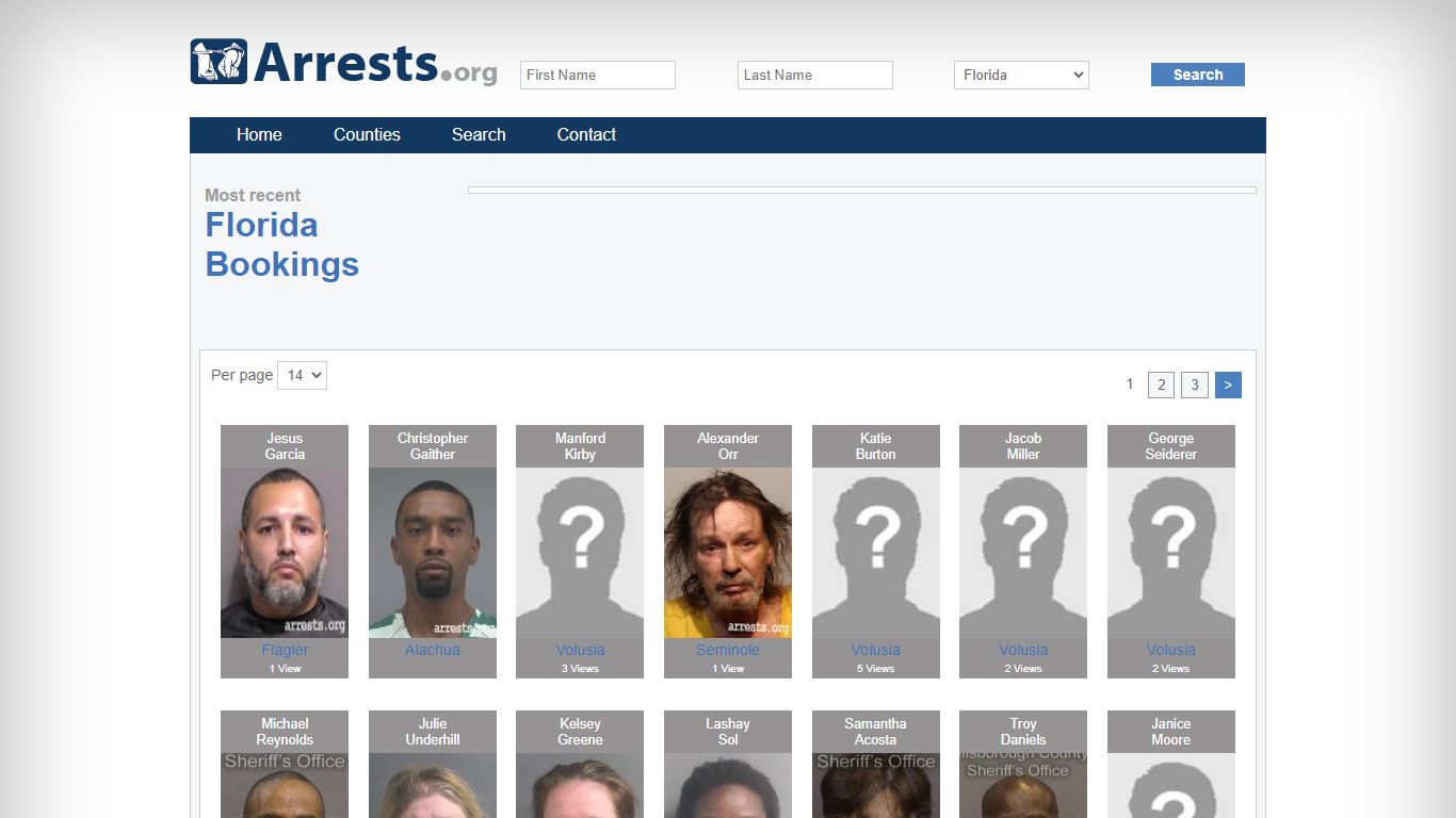 Florida Arrests and Inmate Search